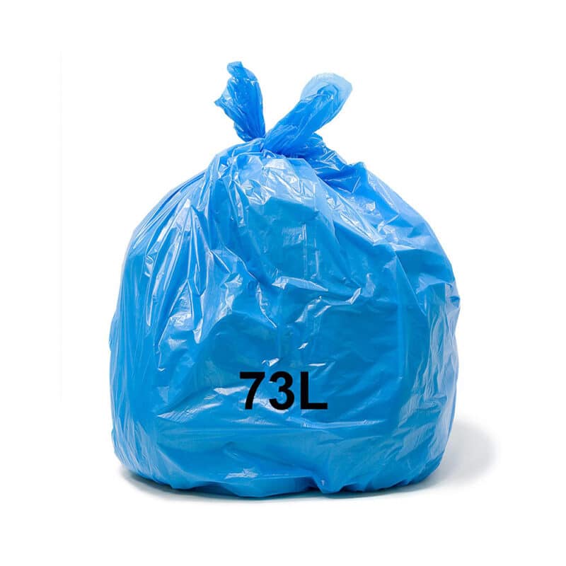 TIDDOX 73L Blue Bin Liners On A Roll