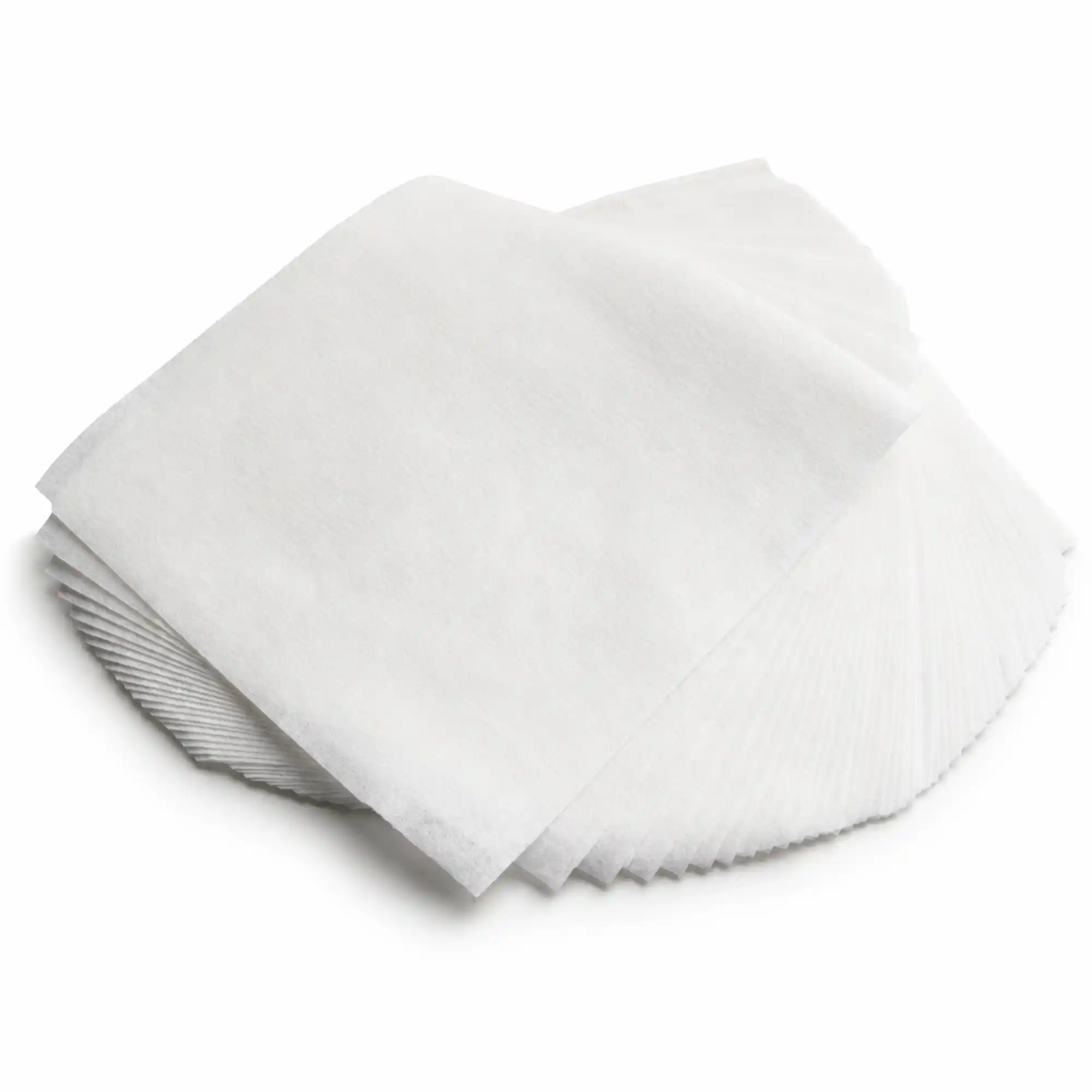 AmbiWipes Fanned out image of the AmbiWipes of white low lint cleaning wipes
