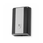 Black and grey compact hand towel dispenser