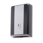 Black and grey compact hand towel dispenser