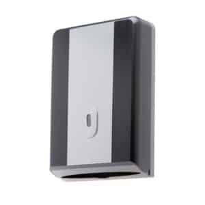 Black and grey hand towel wall mounted dispenser