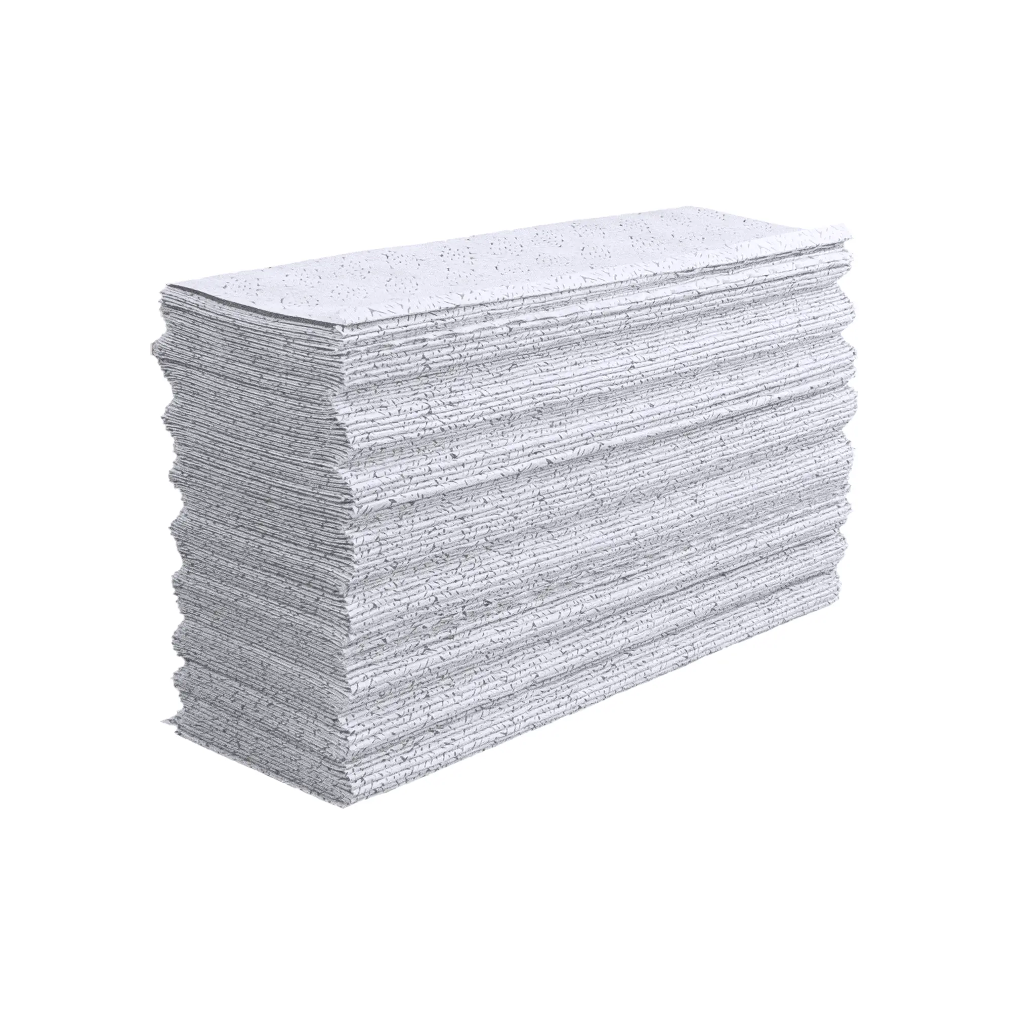 Oil-Absorbent-Wipes-White-4 stack of white oil absorbing wipes on a white background