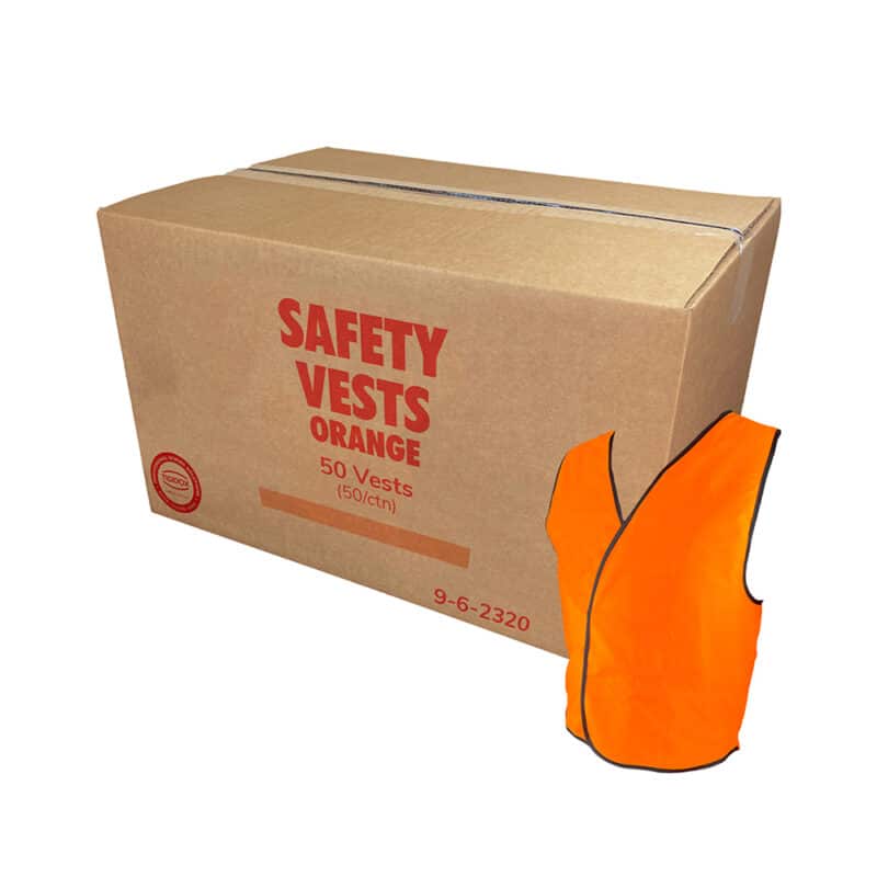 Orange Safety Vests Carton 9 2 BSV2324 L