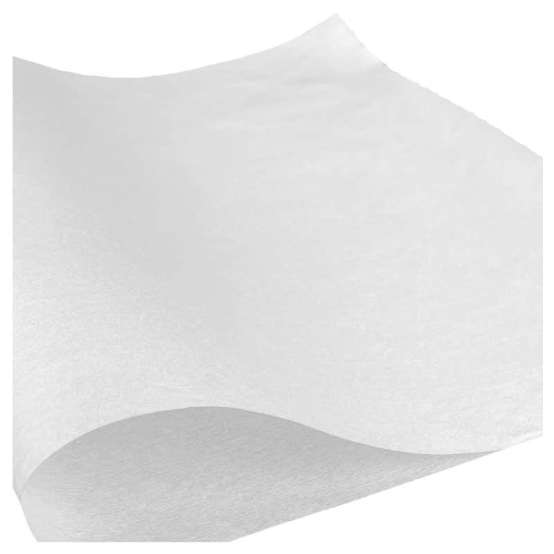 A single white sheet of Polyester Cellulose Wipes