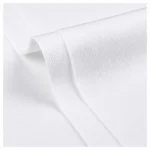 Close up view of the texture of a Polysoft lint free cleaning wipes with a curve in the middle