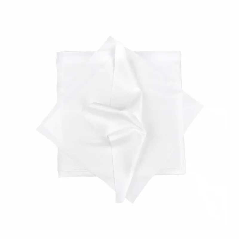 Polysoft lint free cleaning wipes with a curve in the middle