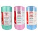A trio of TIDDOX heavy duty wipes in vibrant blue, pink, and green