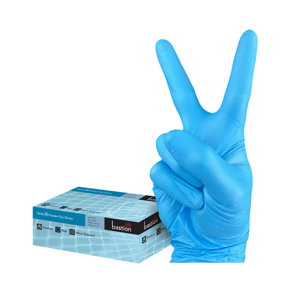 TIDDOX Bastion Nitrile Gloves Blue
