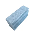stack of blue surface preparation wipes on a white background