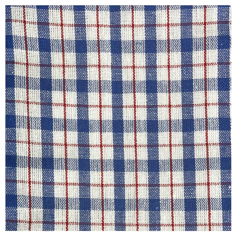 A classic blue and white checkered cloth
