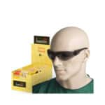 Smoked Lens Safety Glasses with Dispenser Box