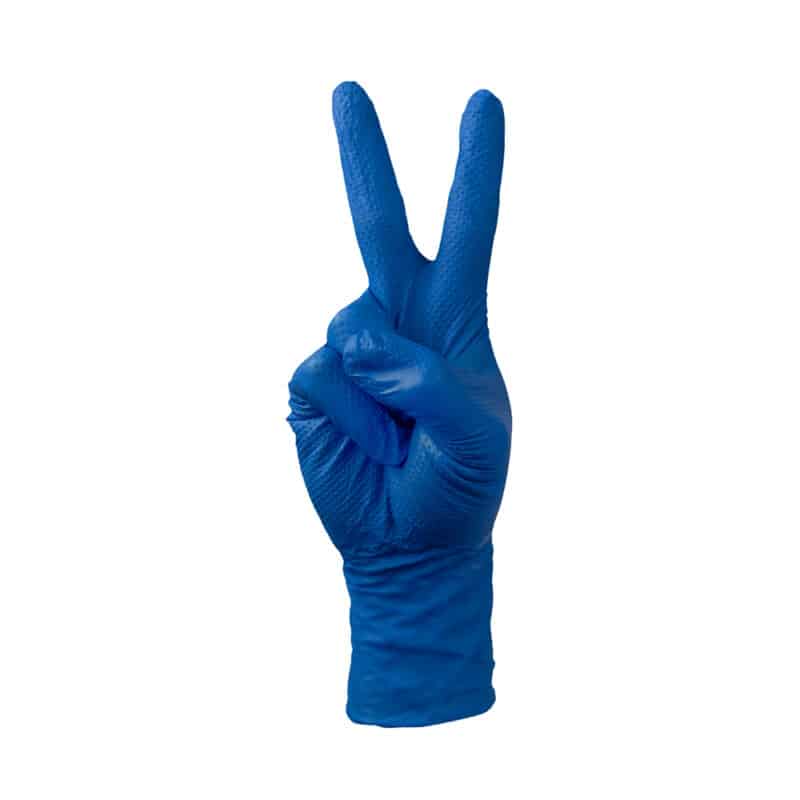 Diamond Grip Long Cuff Nitrile Gloves