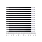 TIDDOX Ruby Cleaning Sticks on a white background. Ruler showing the total length