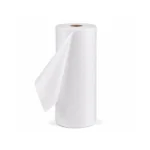 Vertical presentation of 1 roll of Multipurpose Wipes Roll. Wipe coming off the roll