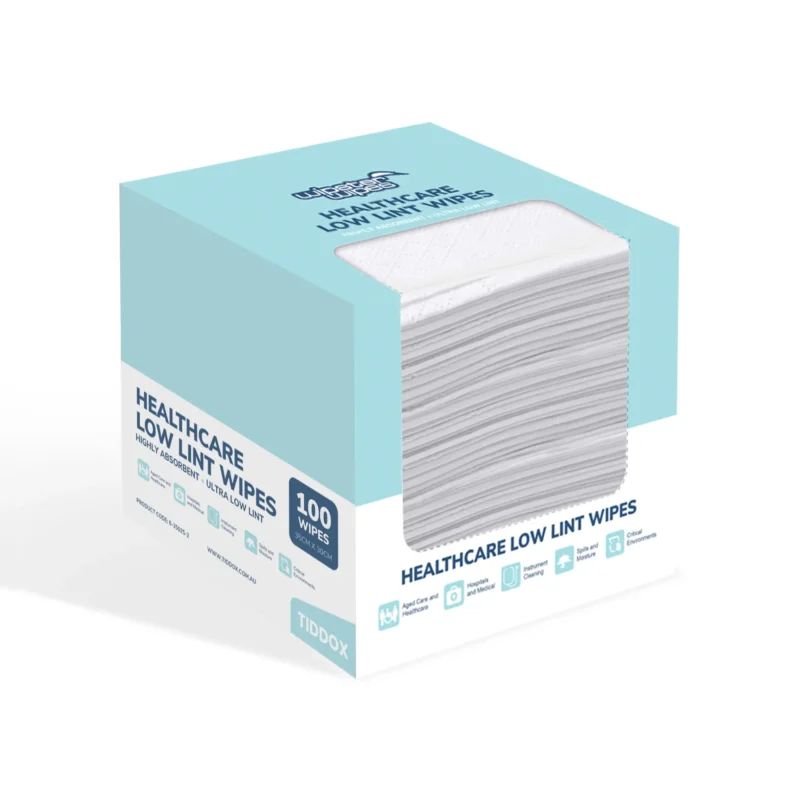 Health Care Low Lint Wipster Wipes on a white background