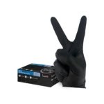 TIDDOX Bastion Black Nitrile Gloves