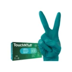 TIDDOX Ansell TouchNTuff 92-600 Nitrile Gloves Green