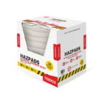 Cartons of Heavy Duty oil and fuel absorbent socks. Carton is open.