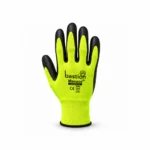 Monaco Hi Vis Gloves holding a peace sign on the internet