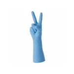 Blue Latex Long Cuff Glove