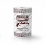 Roll of commercial kitchen towels on a white background Rosche-6309-Commercial-Kitchen-Towel-Virgin-2-Ply