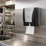 Rosche-6309-Commercial-Kitchen-Towel-Virgin-2-Ply-4 in a kitchen setting