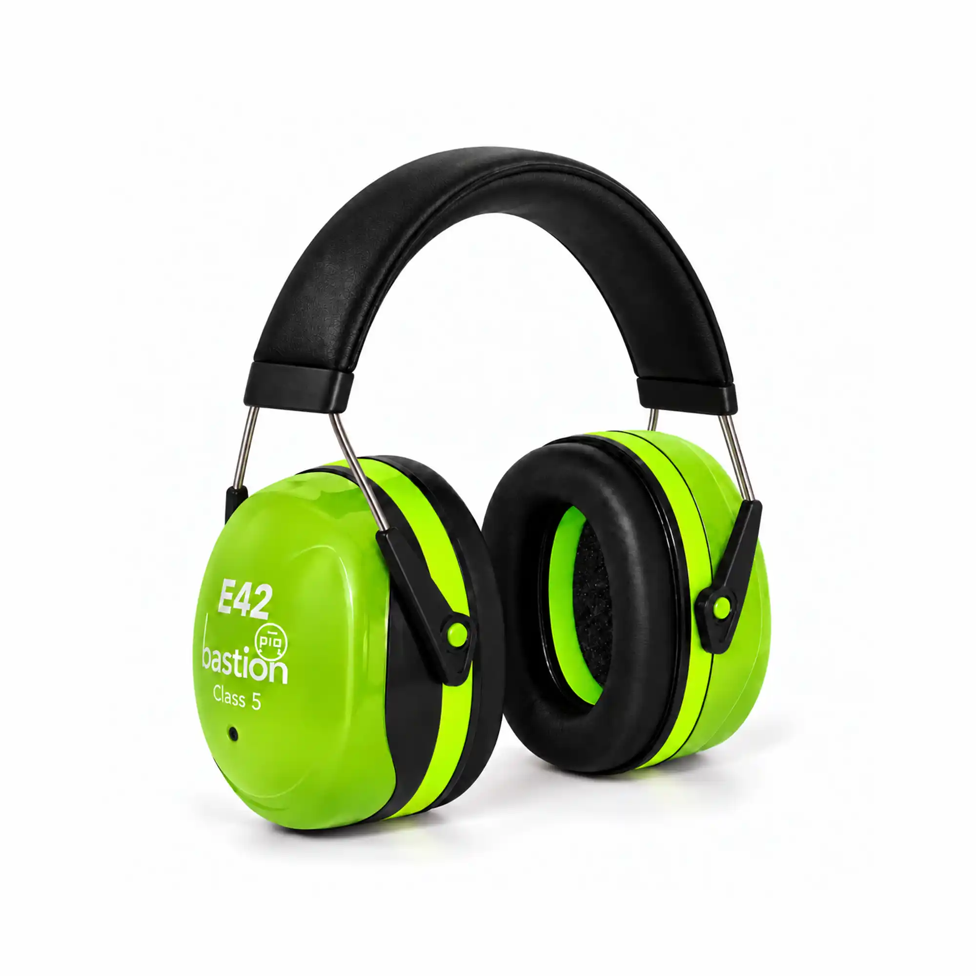 Bastion-Earmuff-Green-E42-9-6-BEM5354 Bastion E42 Class 5 Earmuffs