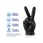 Bastion Heavy Duty Diamond Grip Nitrile Gloves | 50 pcs - Image 4