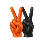 Heavy Duty Diamond Grip Nitrile Gloves