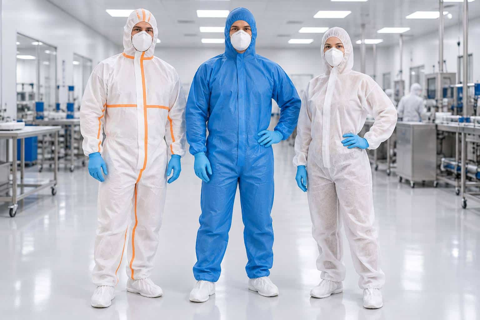 Home 58 PP vs SMS vs Microporous Coveralls: Which Is Right for Your Cleanroom